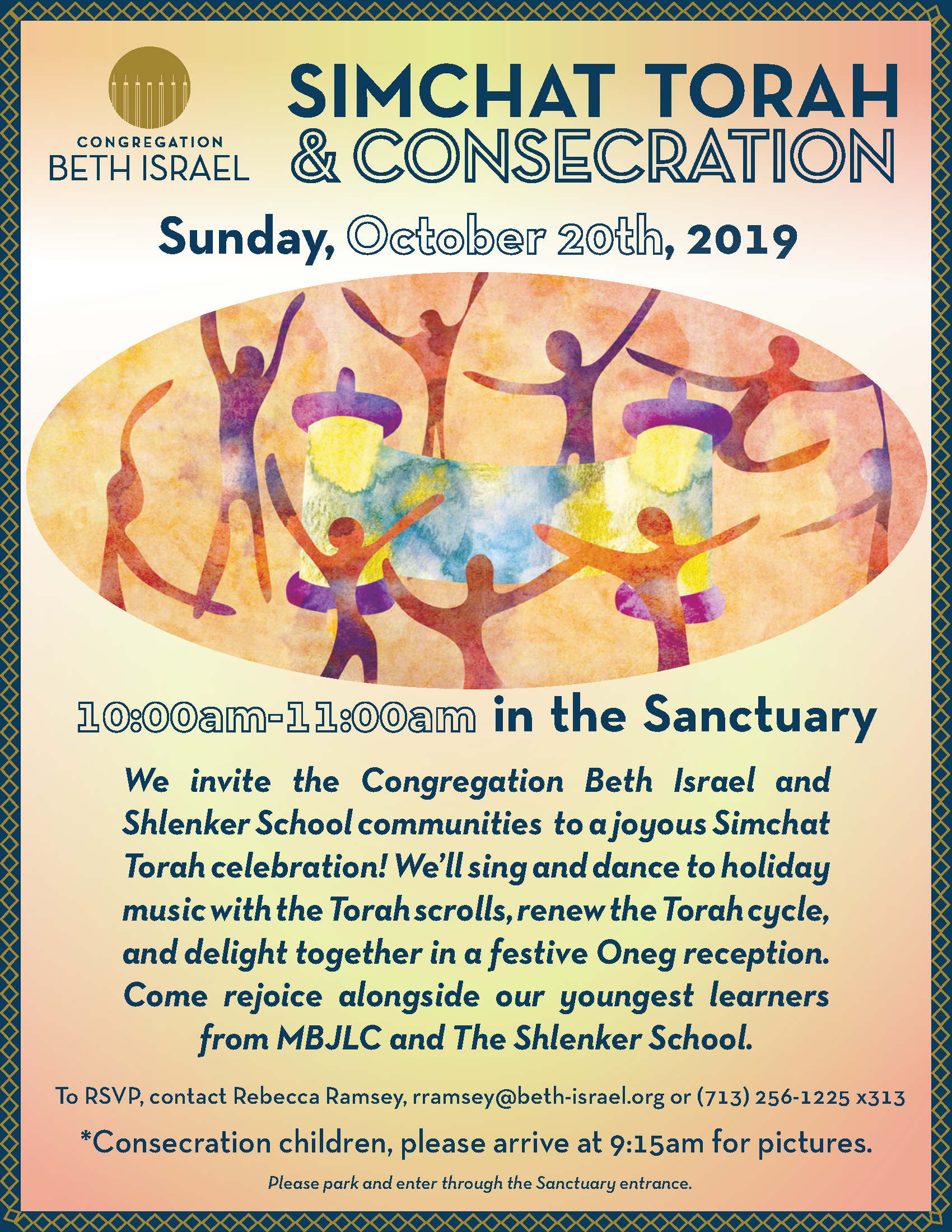 Consecration & Simchat Torah - Congregation Beth Israel